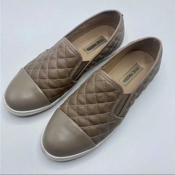 Steve Madden quilted slip on shoes, deep nude women’s size 10 - Picture 2 of 5